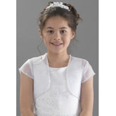 Organza Jacket Sequin Beaded Edge - Kizzies, Jackets - Childrens Wear